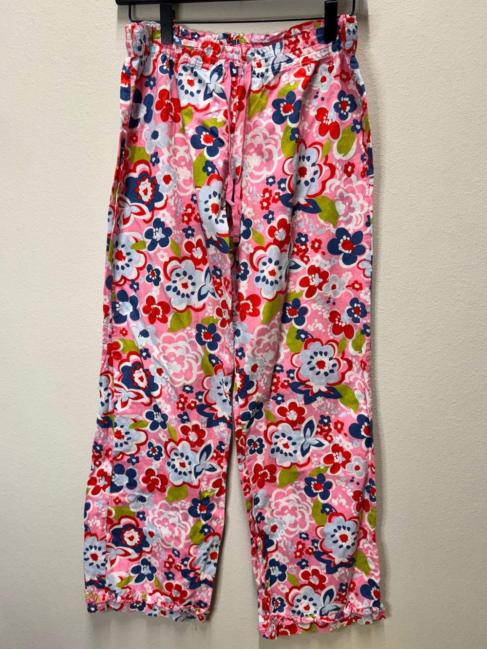 Victoria's Secret Kids Floral Print Pink Pajama Bottoms